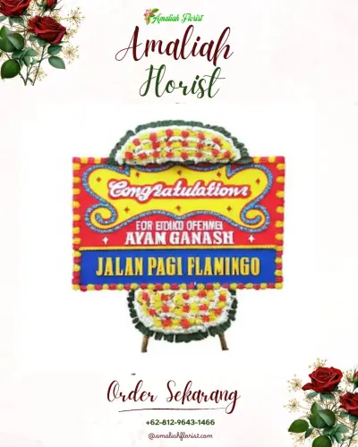 Bunga Papan Congratulation di Bantarujeg